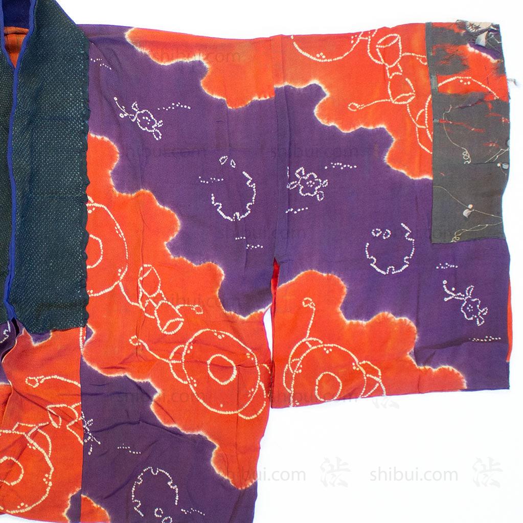 Han Juban Yosegire Chirimen Kimono