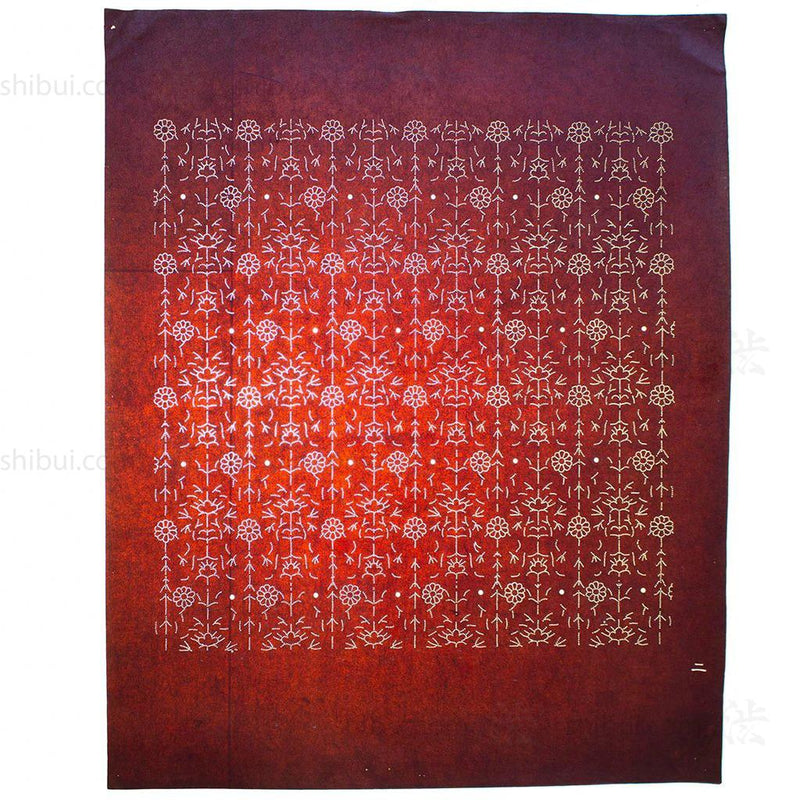 Japanese Lacquered Paper Stencil