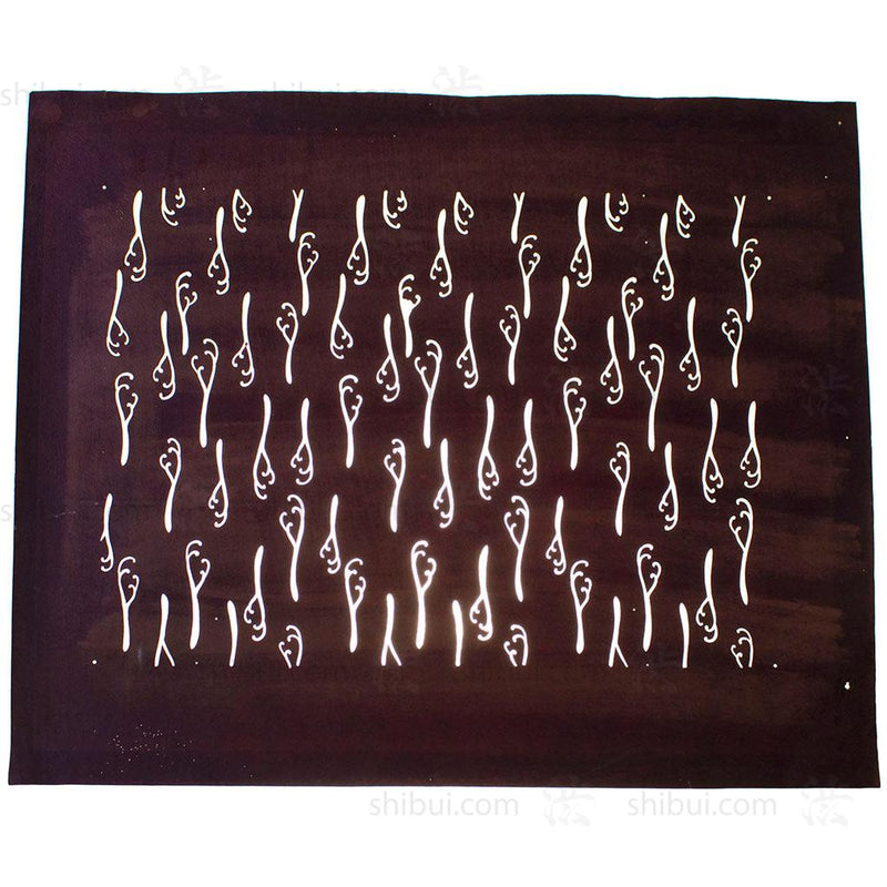 Japanese Motif Lacquered Paper Stencil Pattern