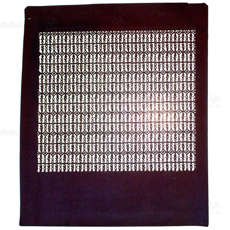 Japanese Motif Lacquered Paper Stencil Pattern