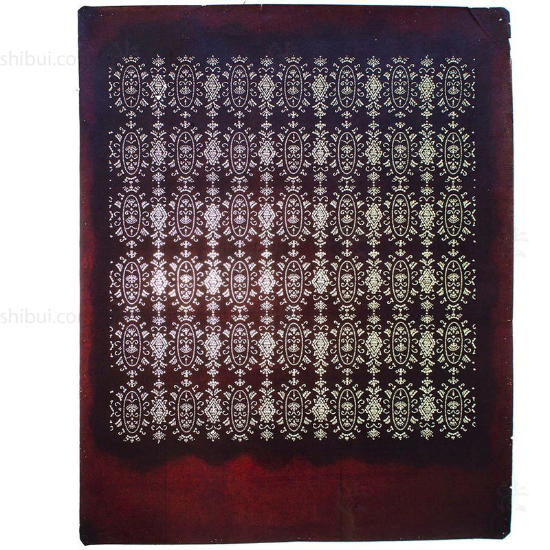 Japanese Motif Lacquered Paper Stencil Pattern
