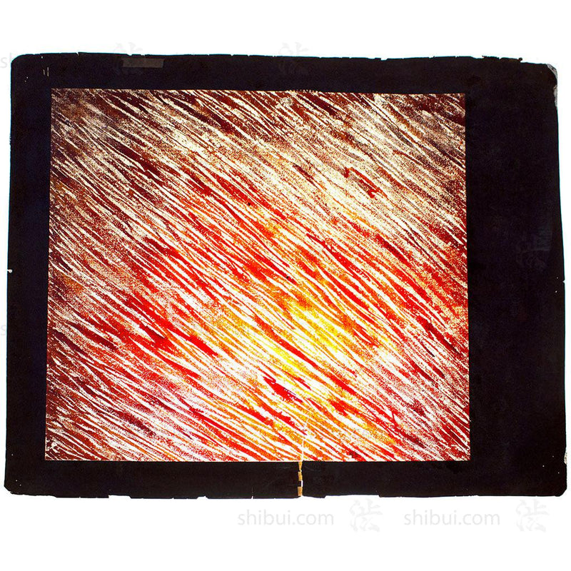 Japanese Motif Lacquered Paper Stencil Pattern