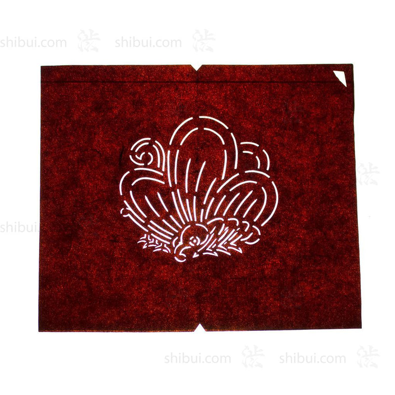 Japanese Motif Lacquered Paper Stencil