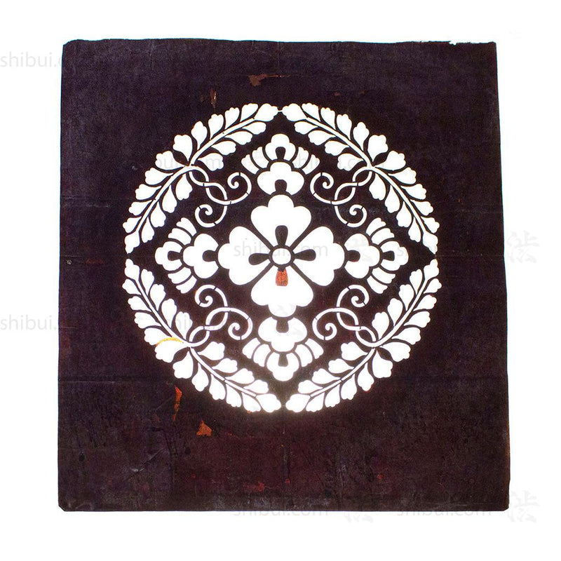 Japanese Motif Lacquered Paper Stencil Pattern