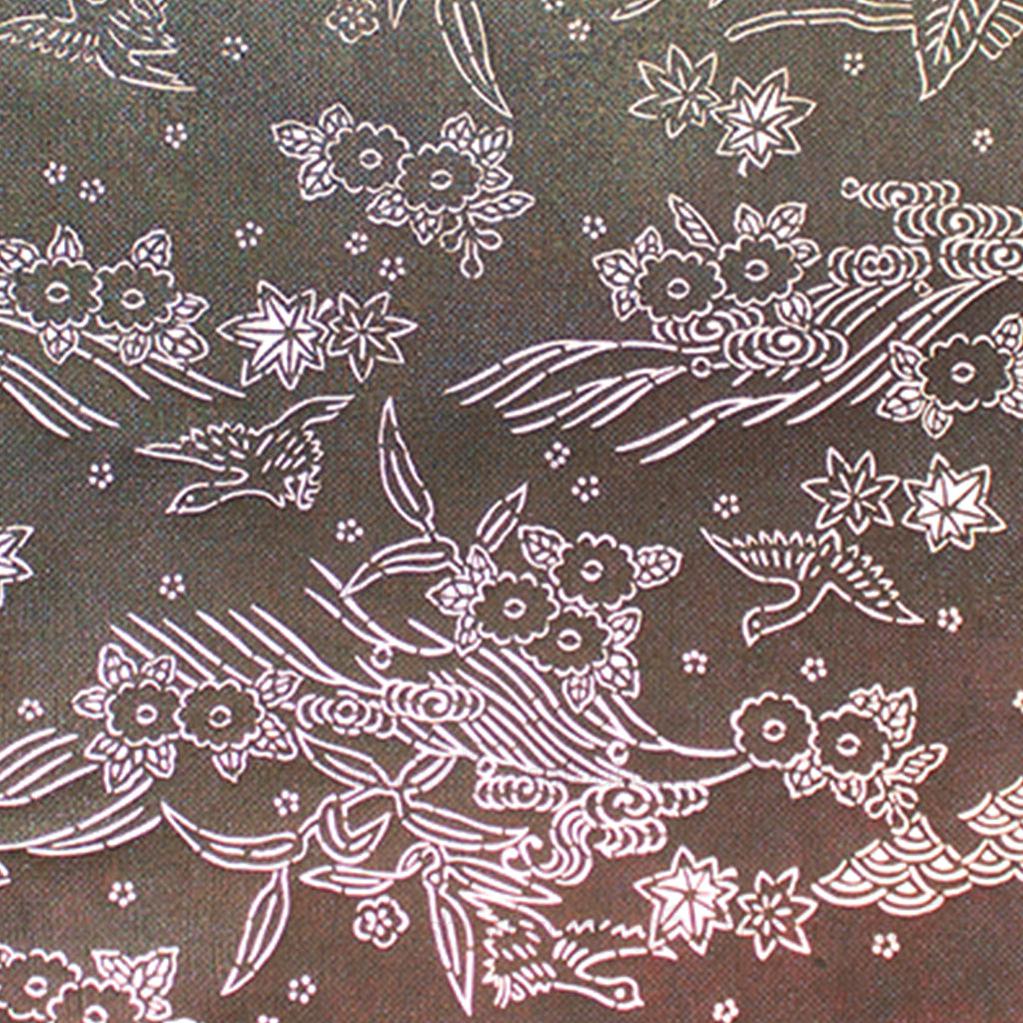 Katagami Japanese Lacquered Paper Stencil
