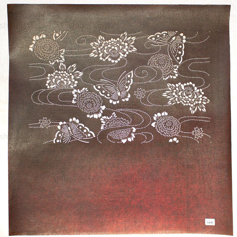 Katagami Japanese Lacquered Paper Stencil