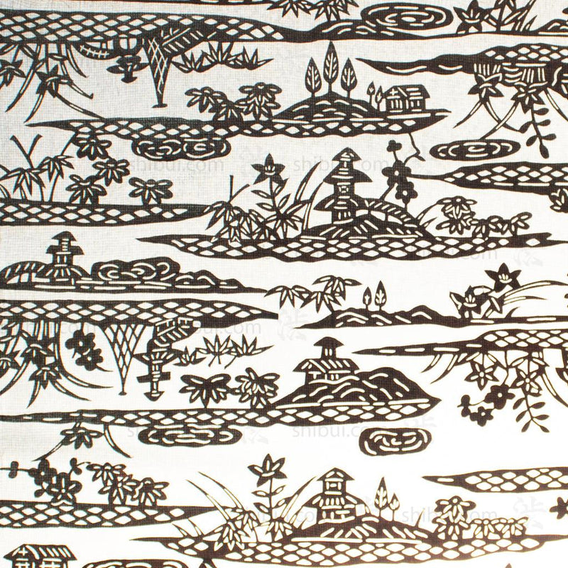 Katagami Japanese Lacquered Paper Stencil