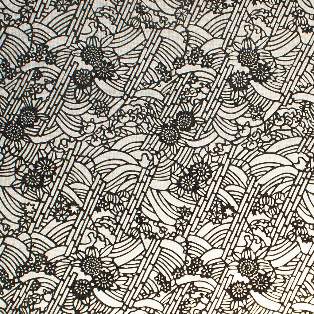 Katagami Japanese Lacquered Paper Stencil