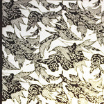 Katagami Japanese Lacquered Paper Stencil