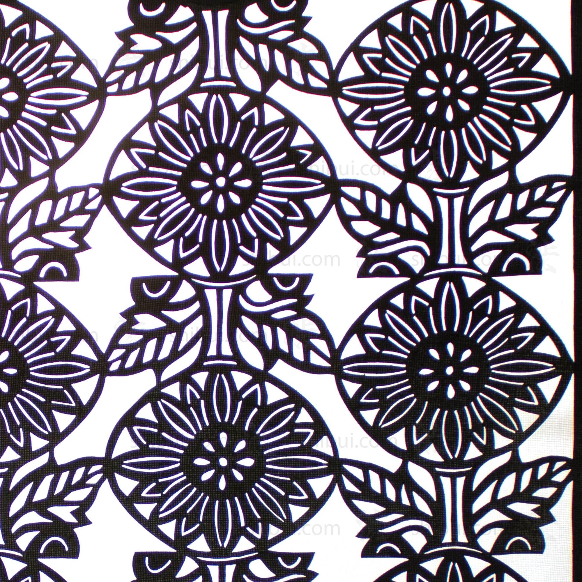 Katagami Japanese Lacquered Paper Stencil