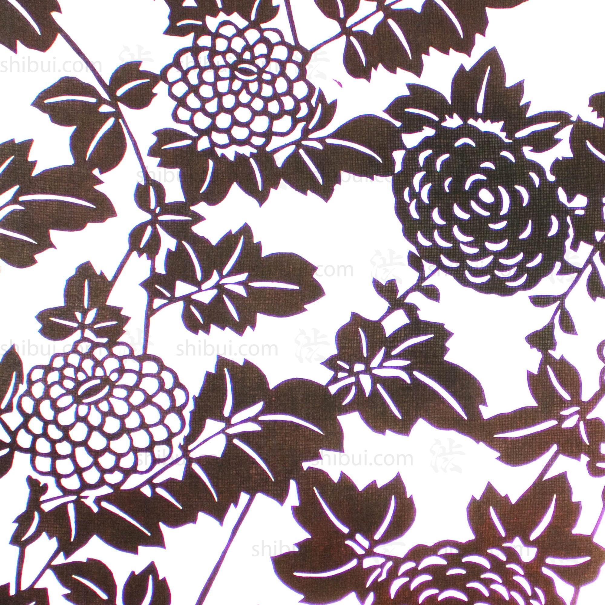 Katagami Japanese Lacquered Paper Stencil