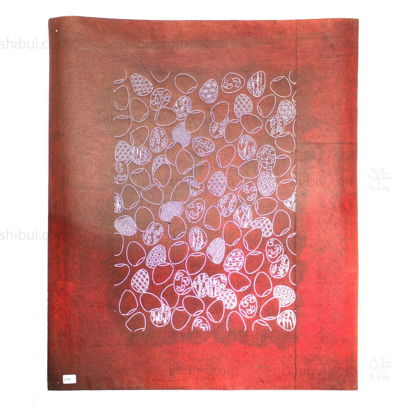 Katagami  Japanese Lacquered Paper Stencil