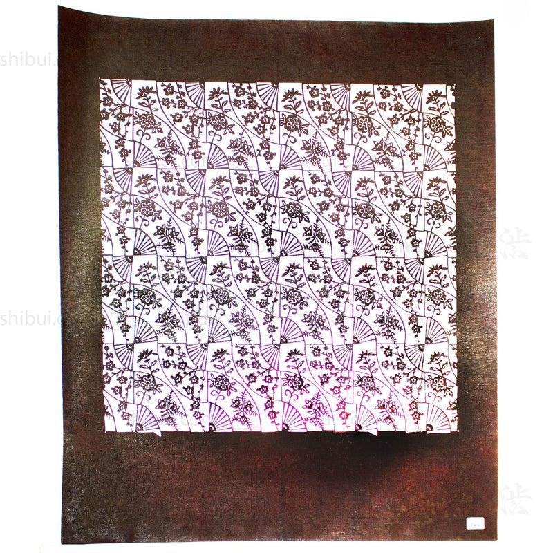 Katagami Japanese Lacquered Paper Stencil