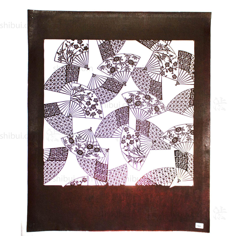 Katagami Japanese Lacquered Paper Stencil