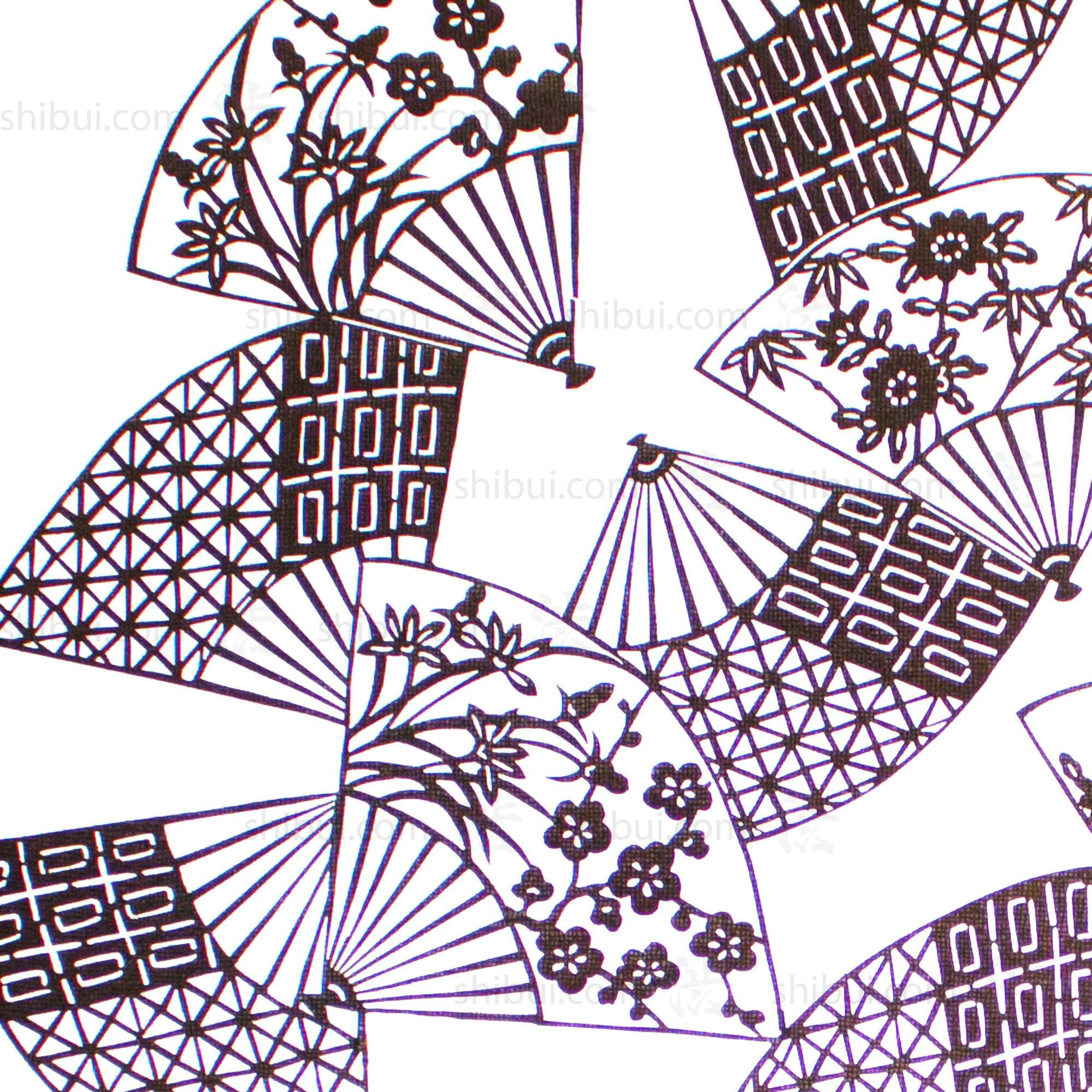 Katagami Japanese Lacquered Paper Stencil