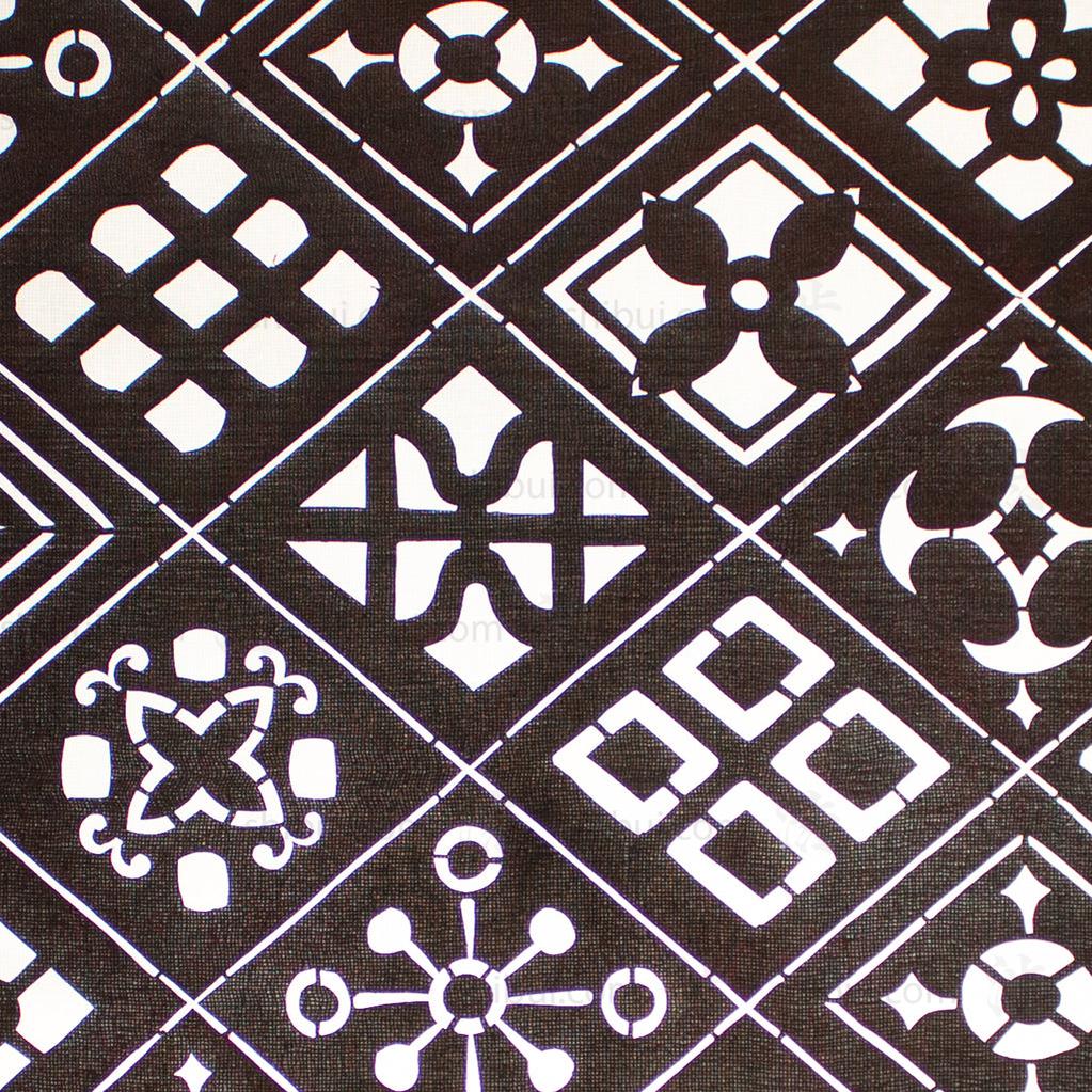 Katagami  Japanese Lacquered Paper Stencil