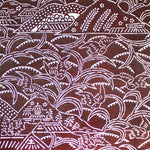 Katagami  Japanese Lacquered Paper Stencil