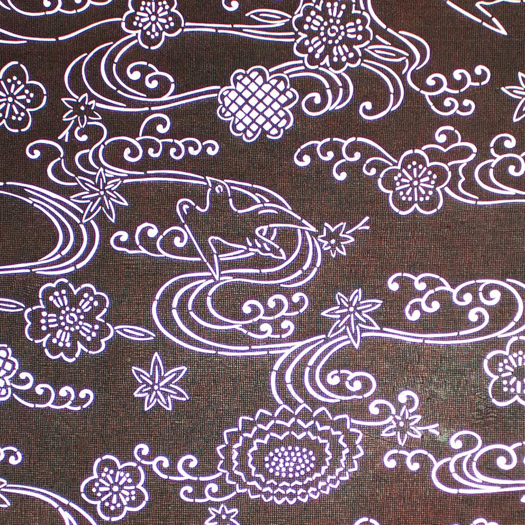 Katagami  Japanese Lacquered Paper Stencil