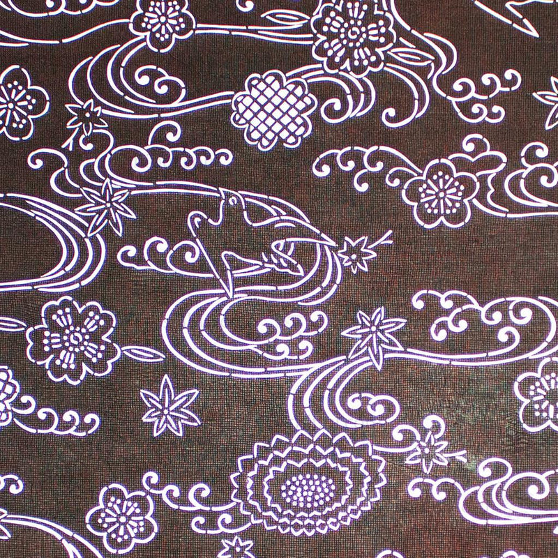 Katagami  Japanese Lacquered Paper Stencil