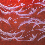 Katagami Japanese Lacquered Paper Stencil
