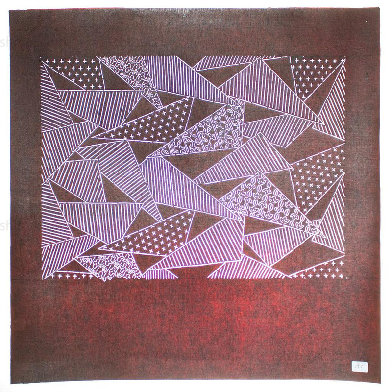 Katagami  Japanese Lacquered Paper Stencil