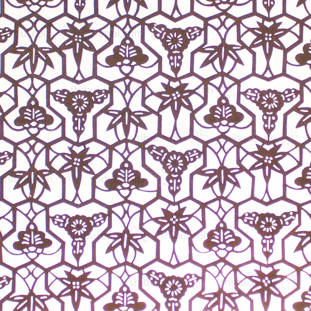 Katagami  Japanese Lacquered Paper Stencil