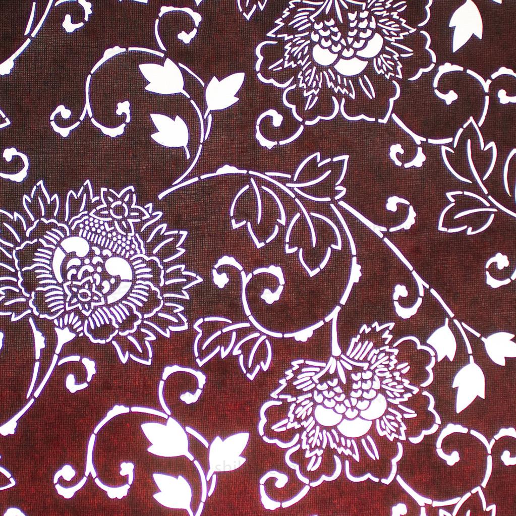 Katagami  Japanese Lacquered Paper Stencil