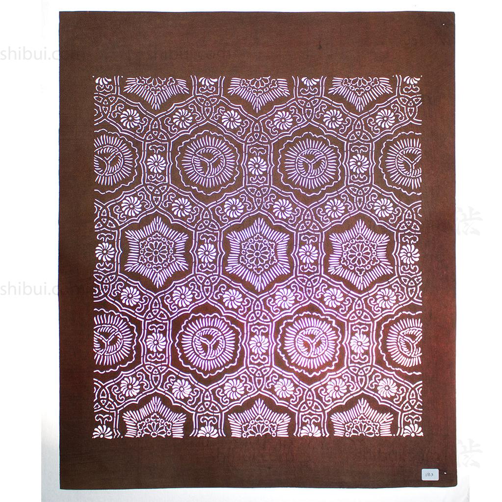 Katagami Japanese Lacquered Paper Stencil