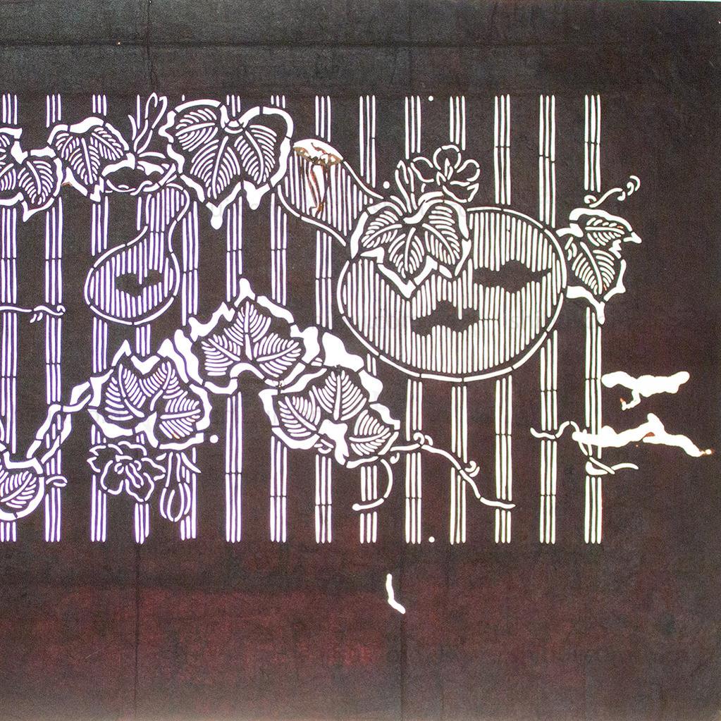 Katagami Japanese Lacquered Paper Stencil