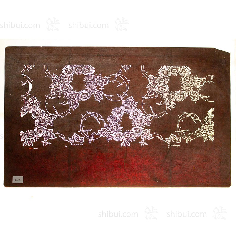 Katagami Japanese Lacquered Paper Stencil