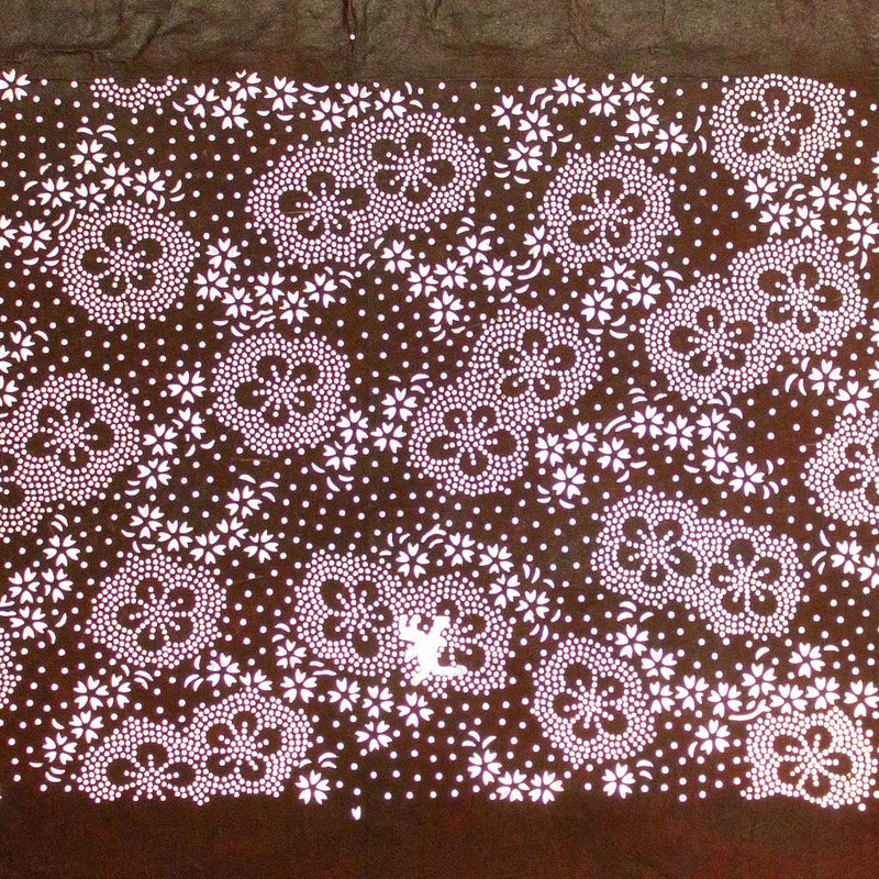 Katagami Japanese Lacquered Paper Stencil