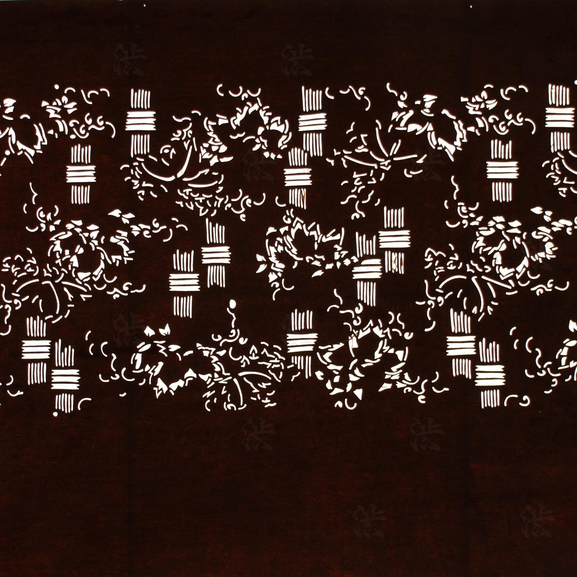 Katagami Japanese Lacquered Paper Stencil