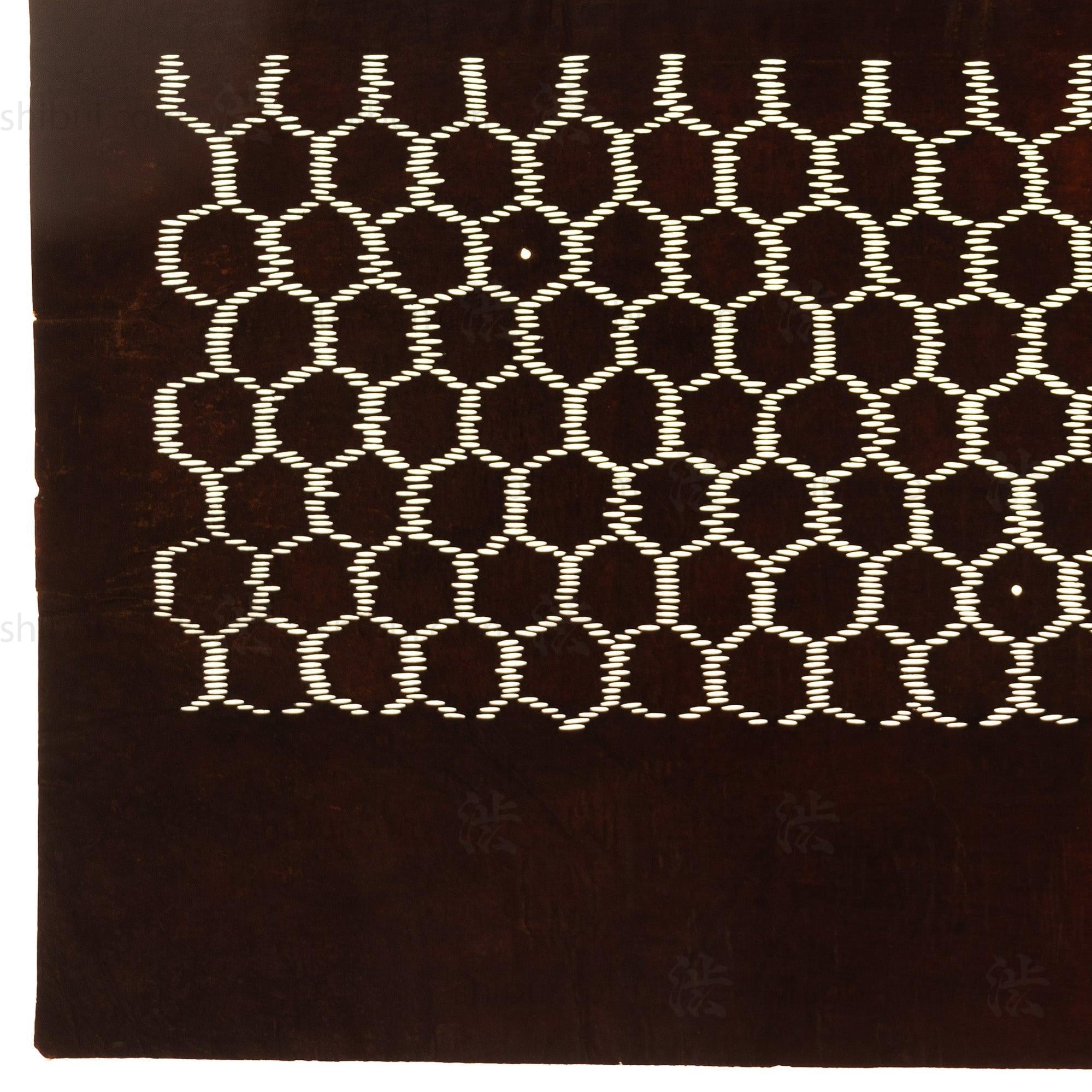 Katagami Japanese Lacquered Paper Stencil