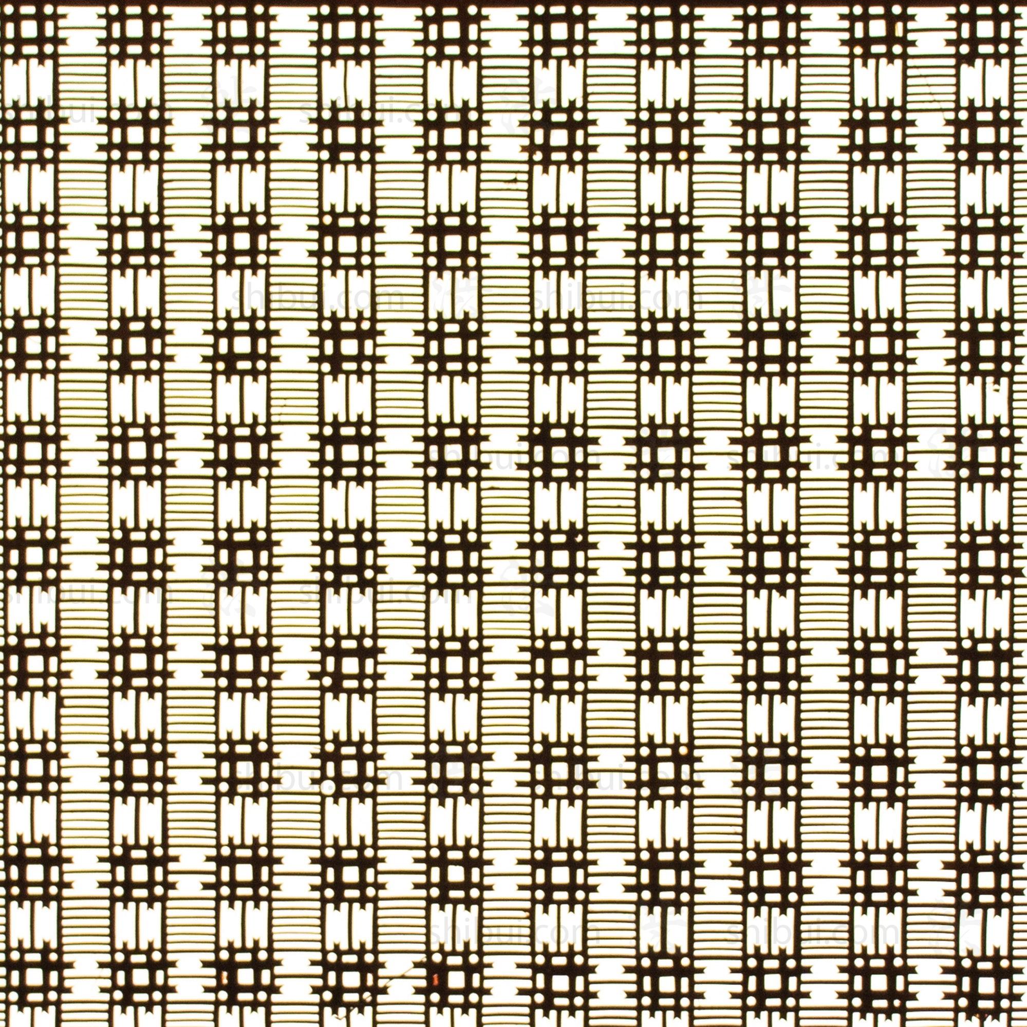 Katagami  Japanese Lacquered Paper Stencil