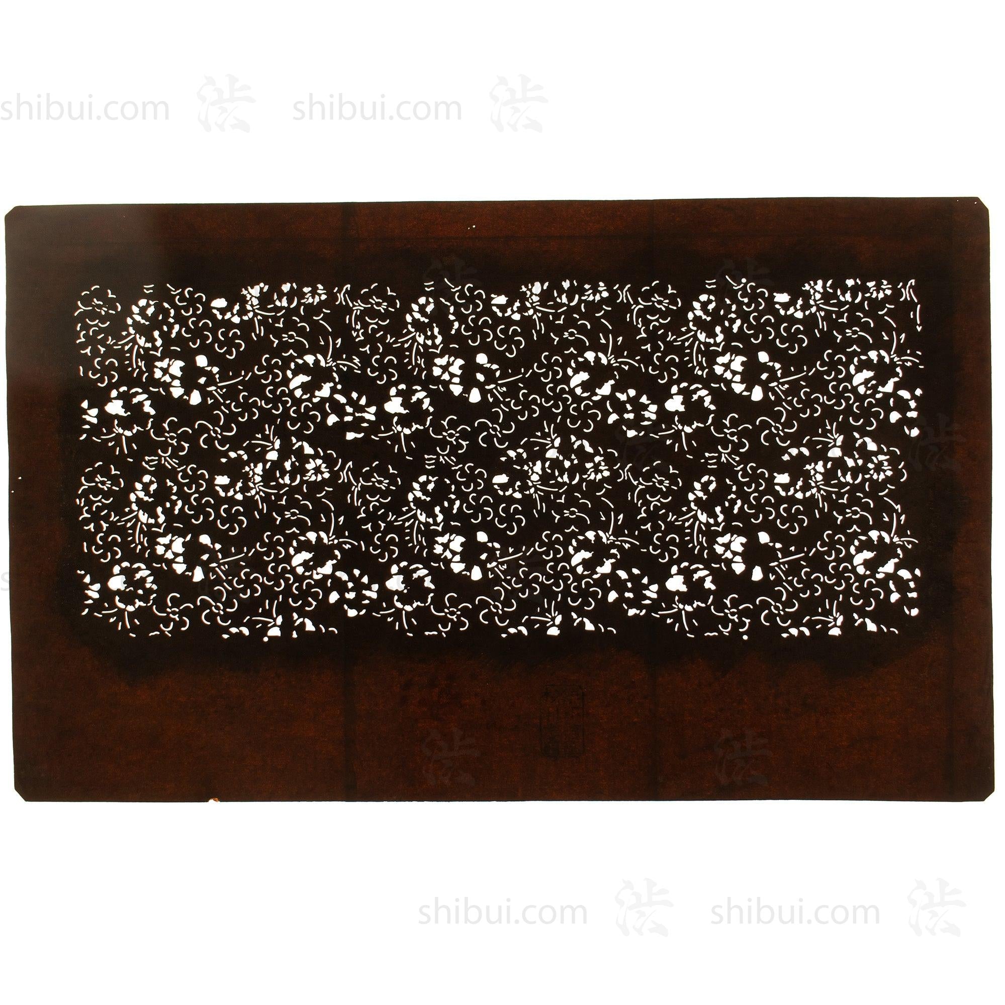 Katagami Japanese Lacquered Paper Stencil