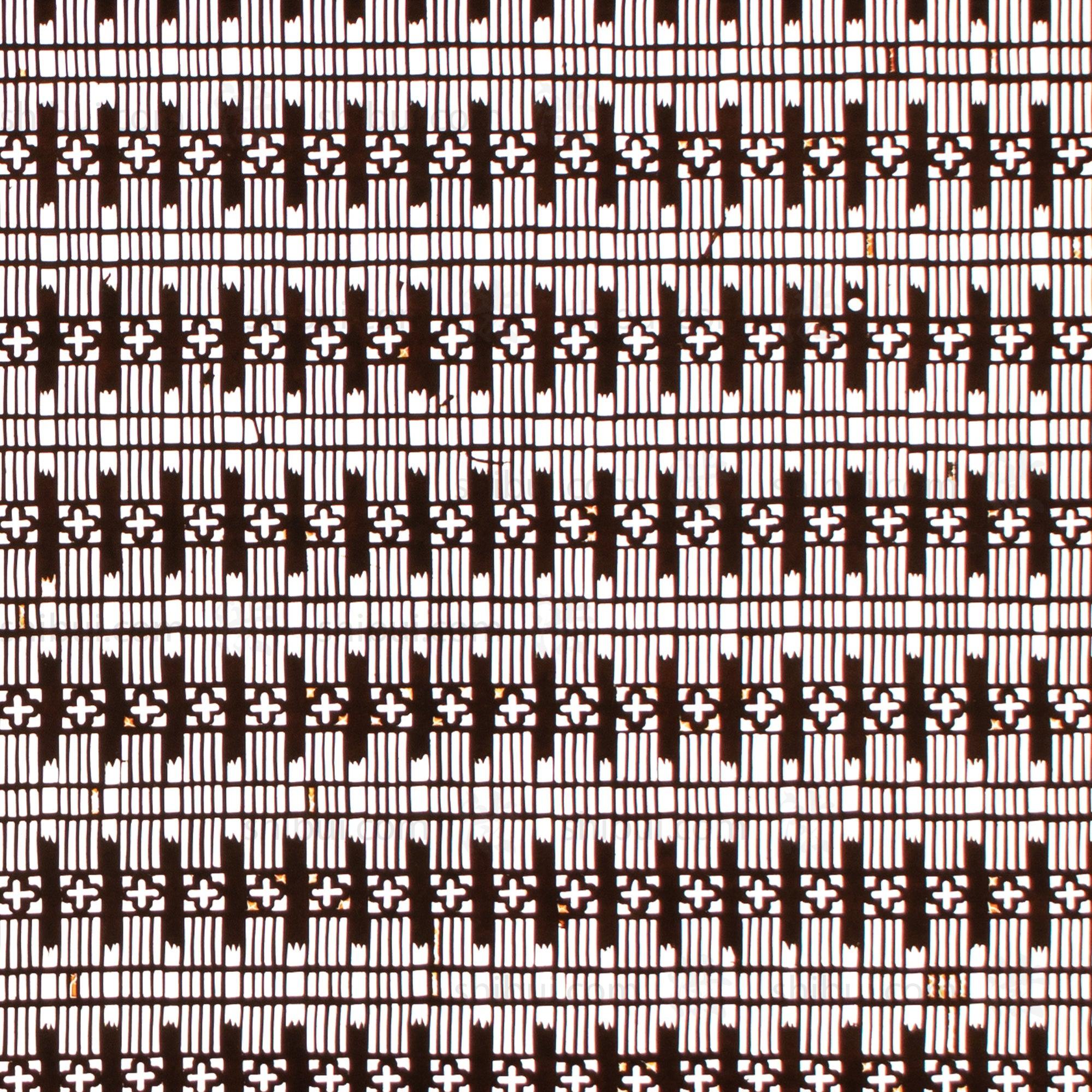 Katagami Japanese Lacquered Paper Stencil