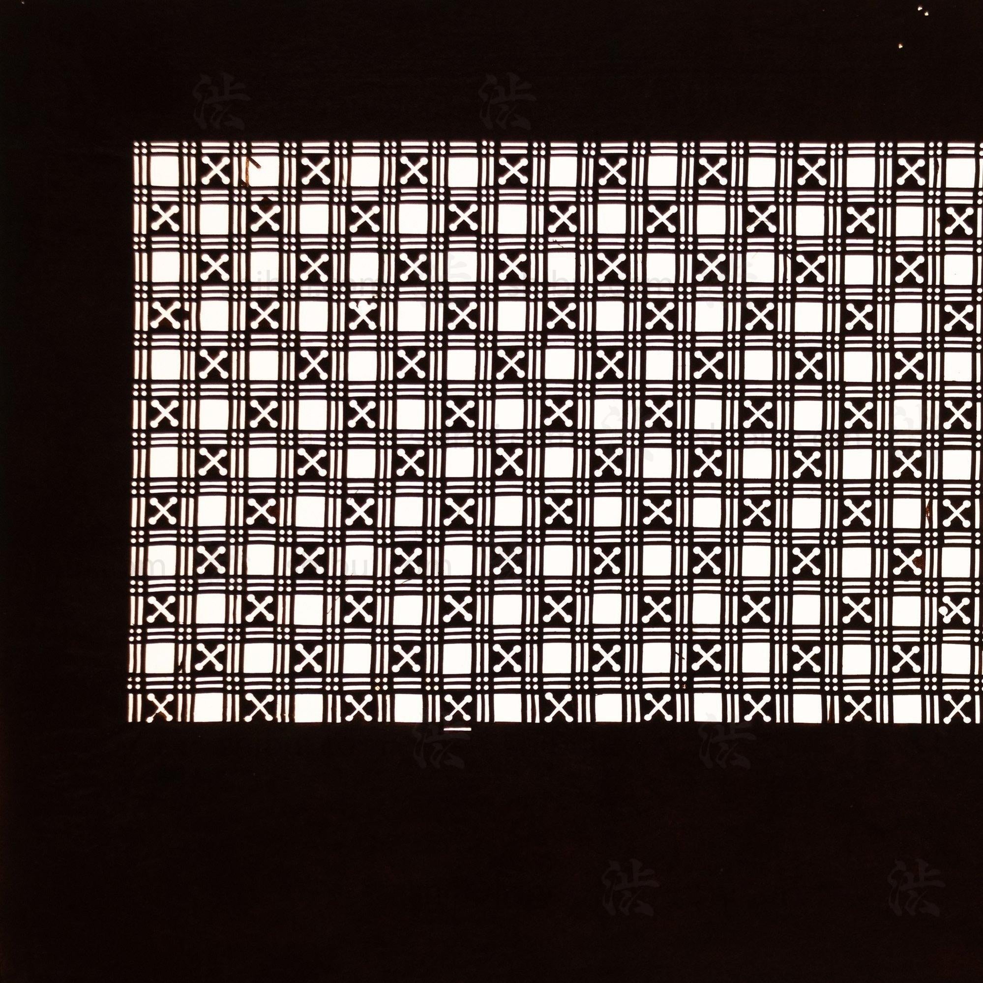 Katagami Japanese Lacquered Paper Stencil