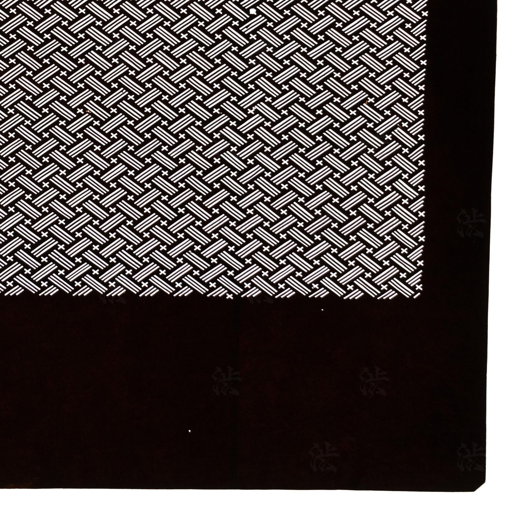 Katagami Japanese Lacquered Paper Stencil