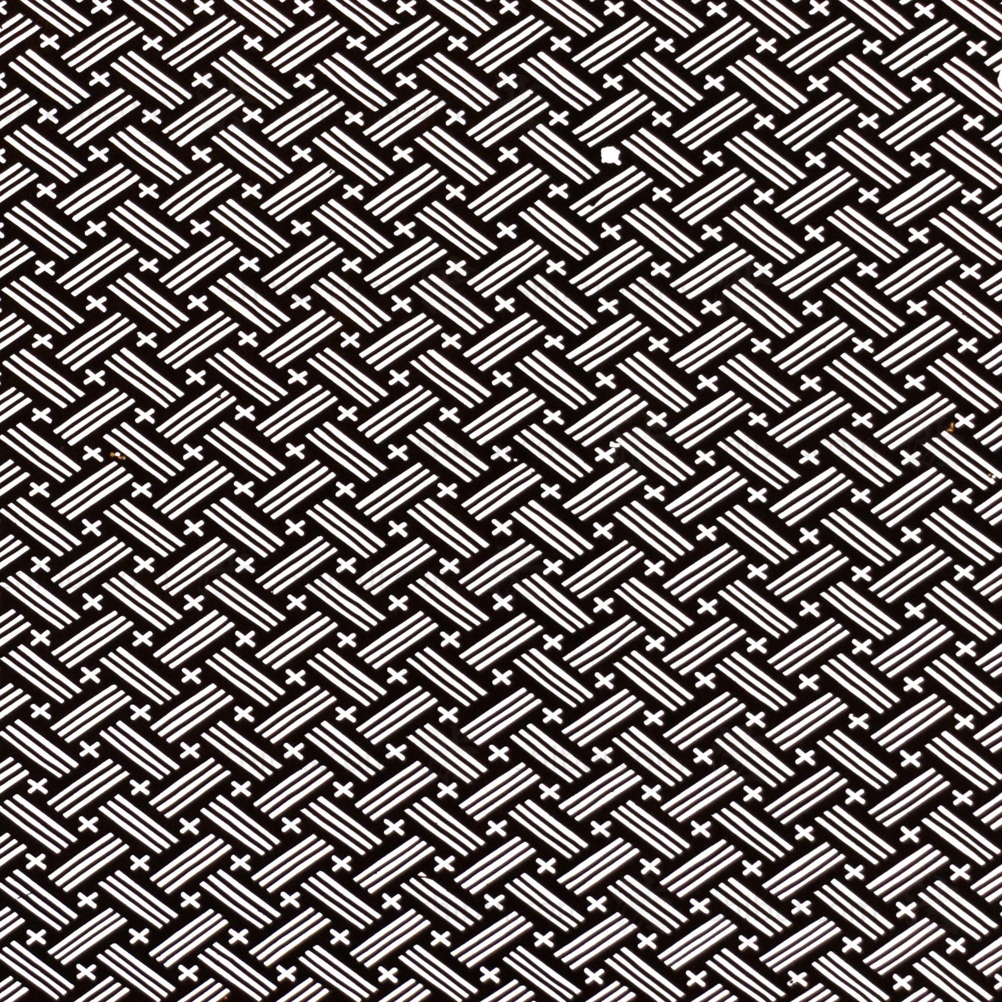 Katagami Japanese Lacquered Paper Stencil