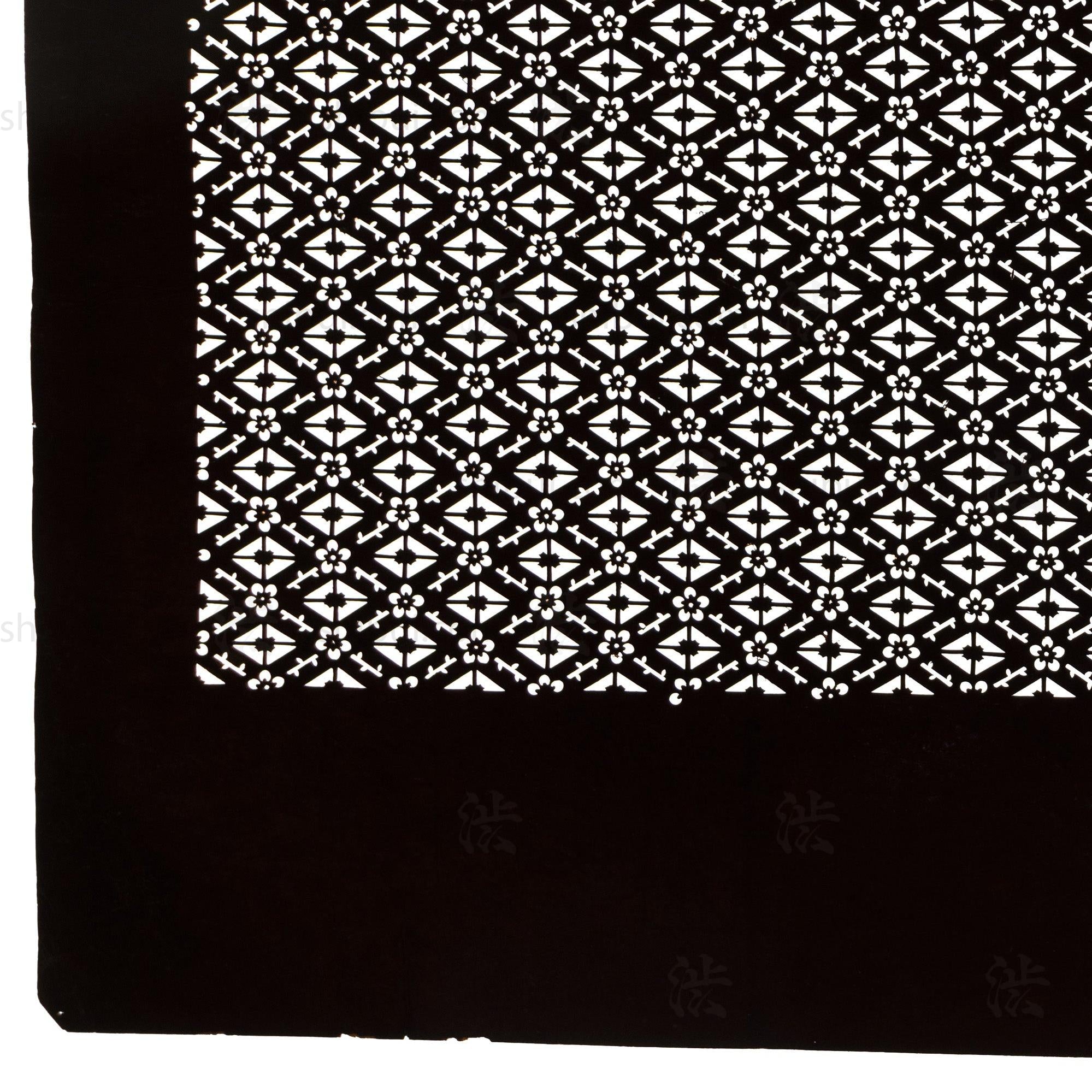 Katagami Japanese Lacquered Paper Stencil