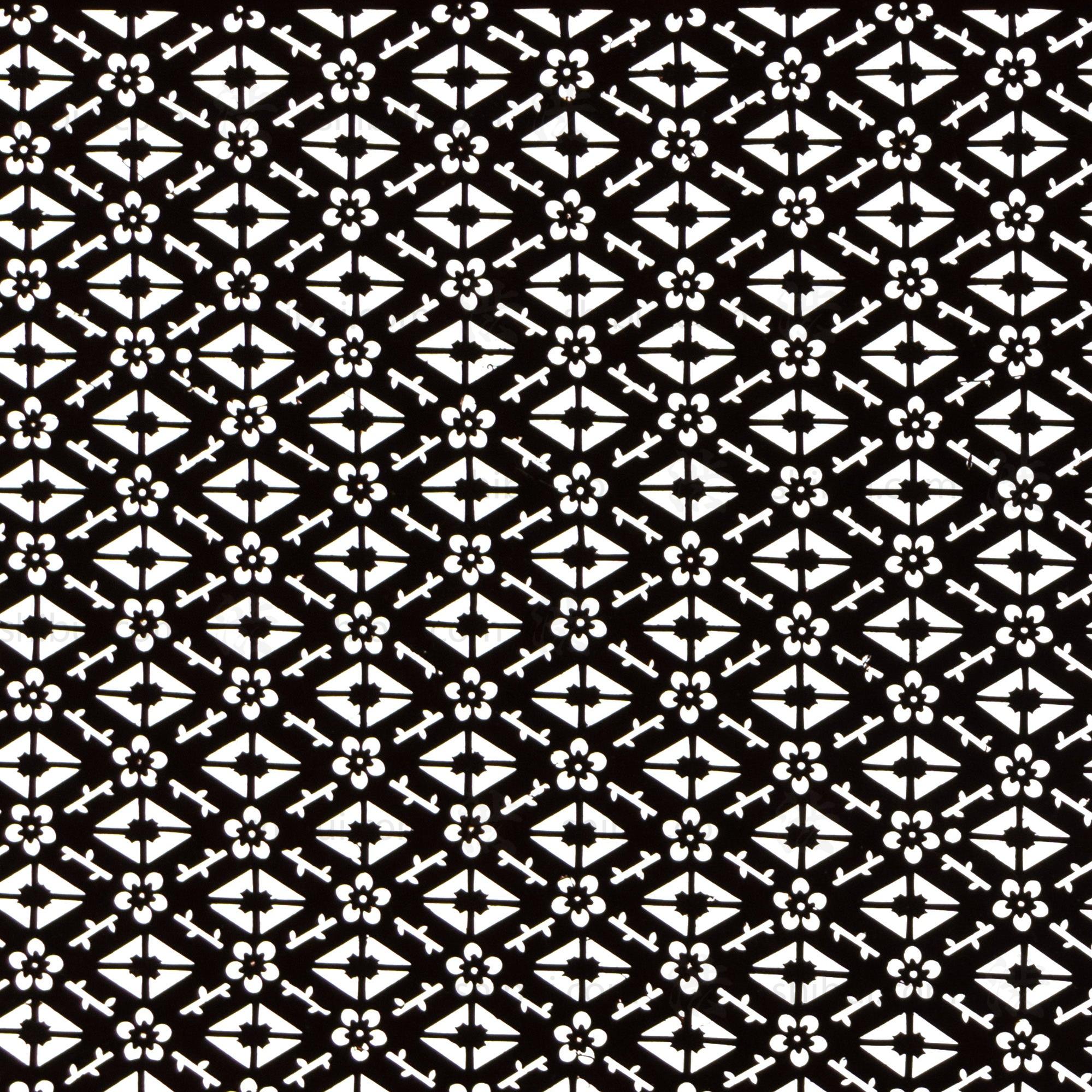 Katagami Japanese Lacquered Paper Stencil