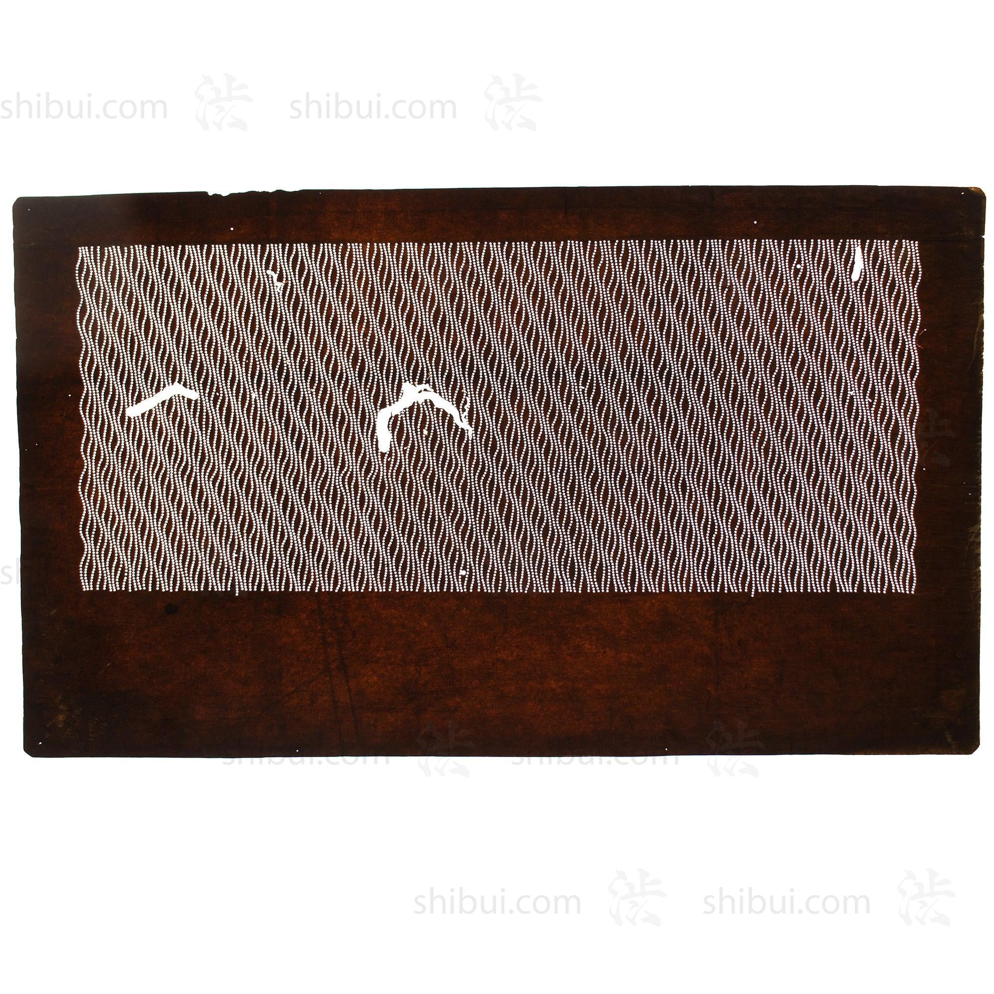 Katagami  Japanese Lacquered Paper Stencil