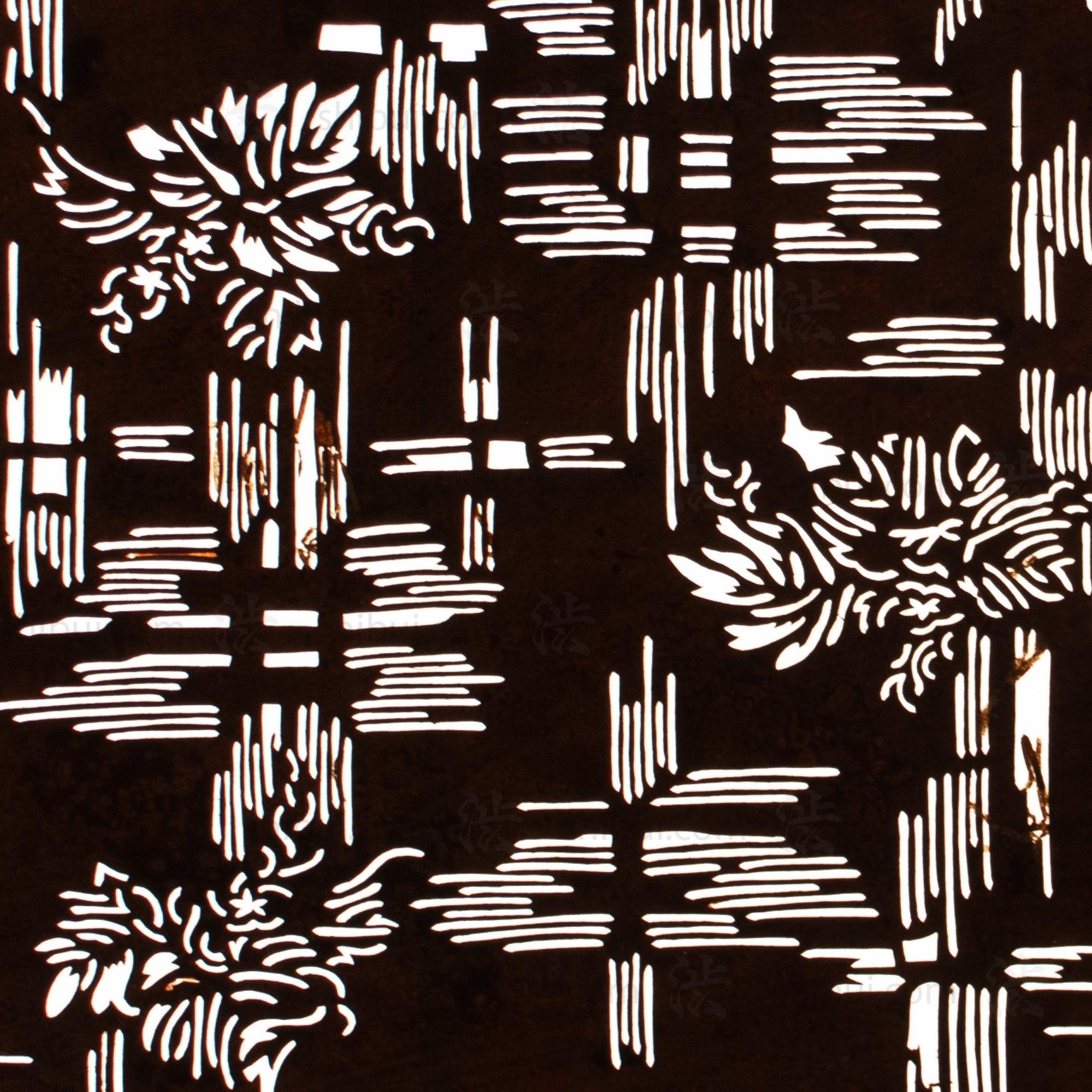 Katagami Japanese Lacquered Paper Stencil