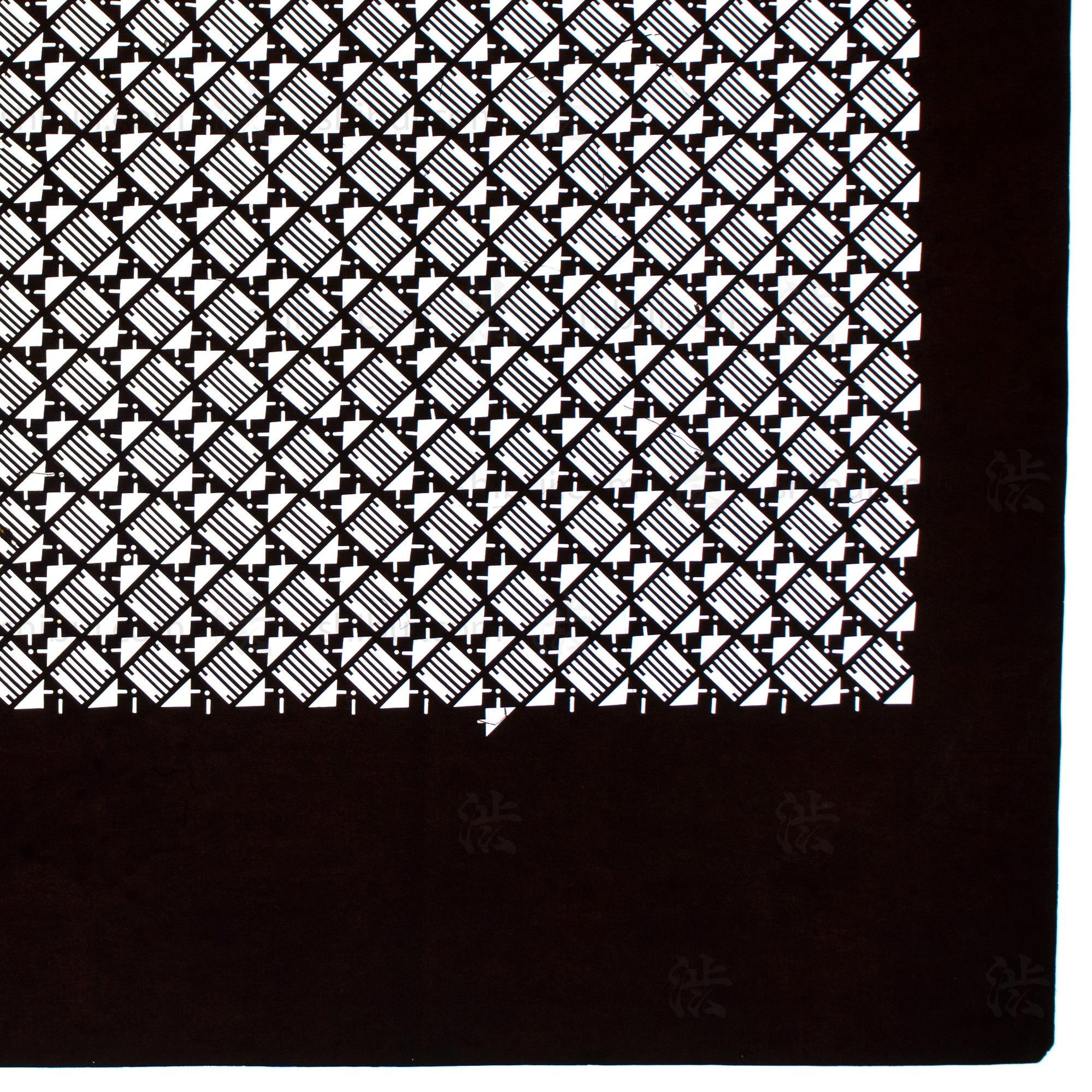 Katagami  Japanese Lacquered Paper Stencil