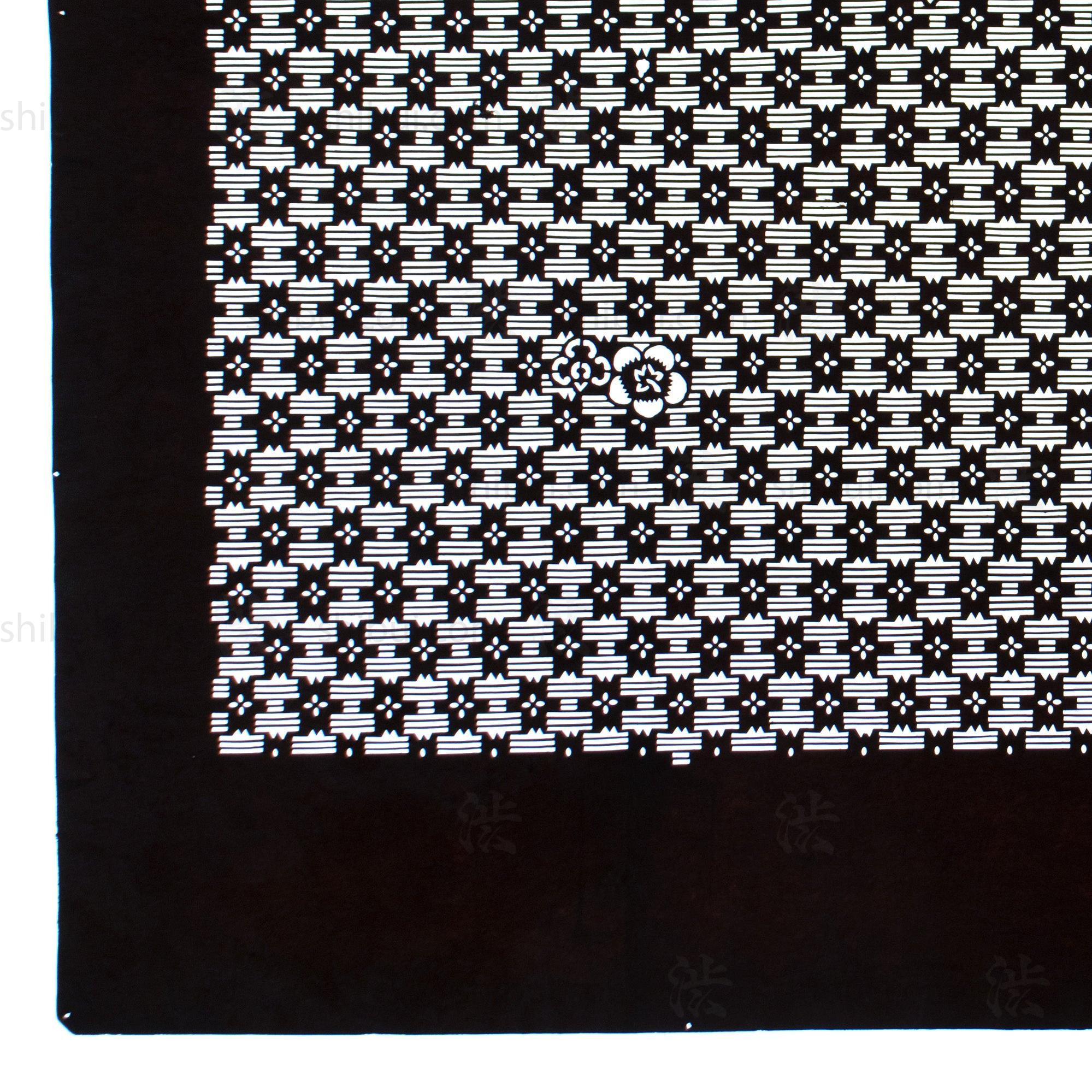 Katagami Japanese Lacquered Paper Stencil