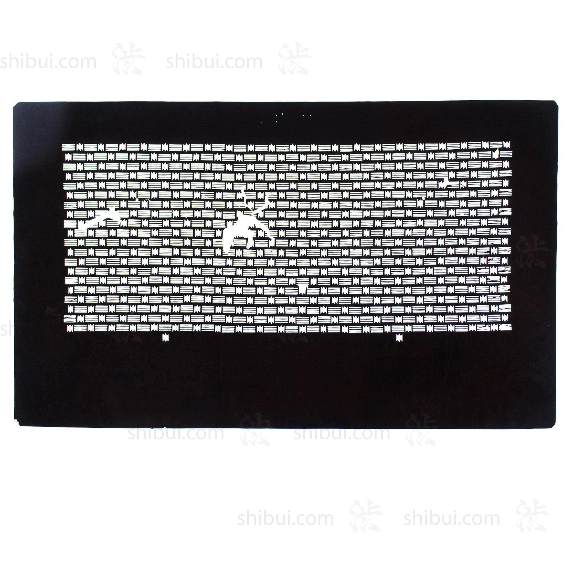 Katagami Japanese Lacquered Paper Stencil