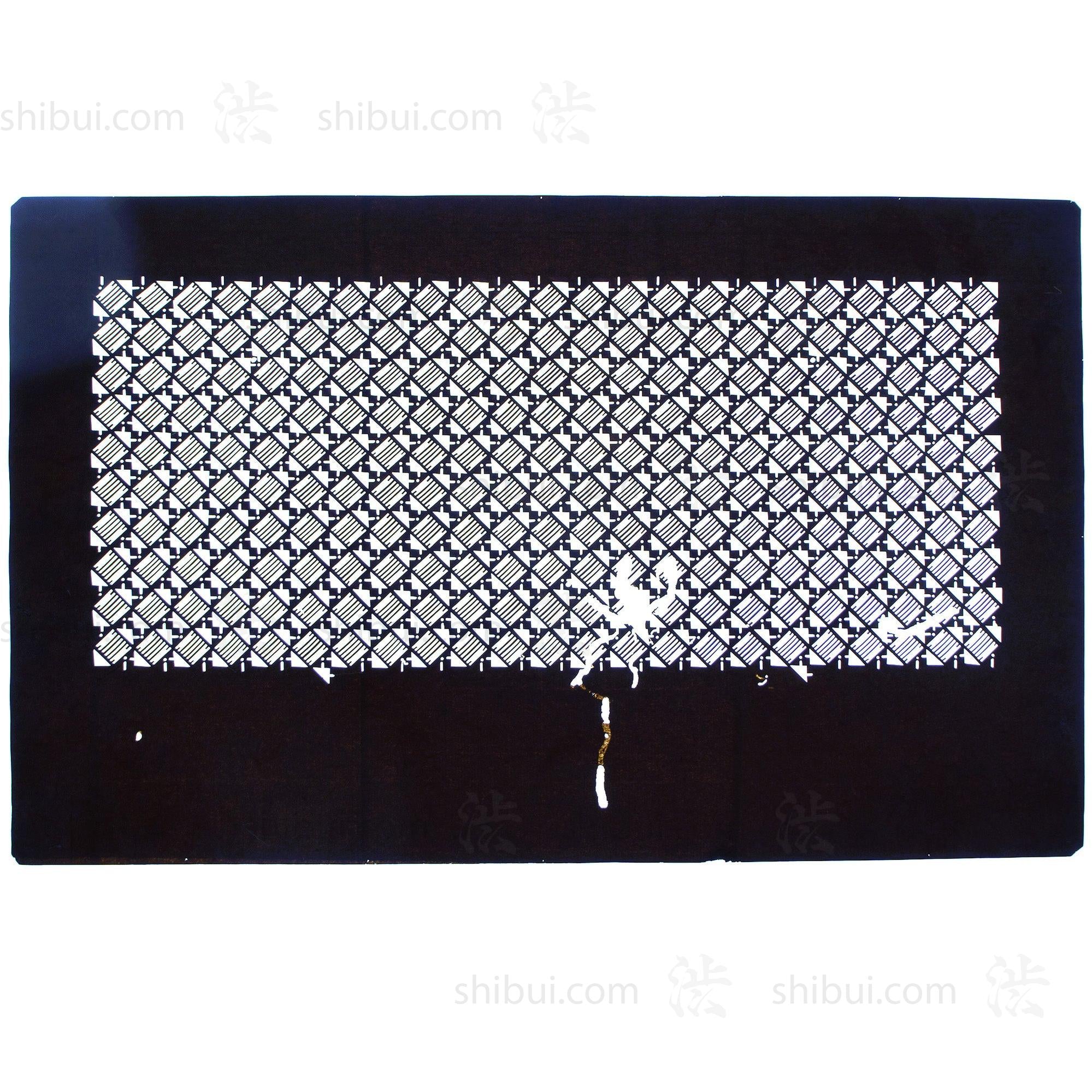 Katagami Japanese Lacquered Paper Stencil