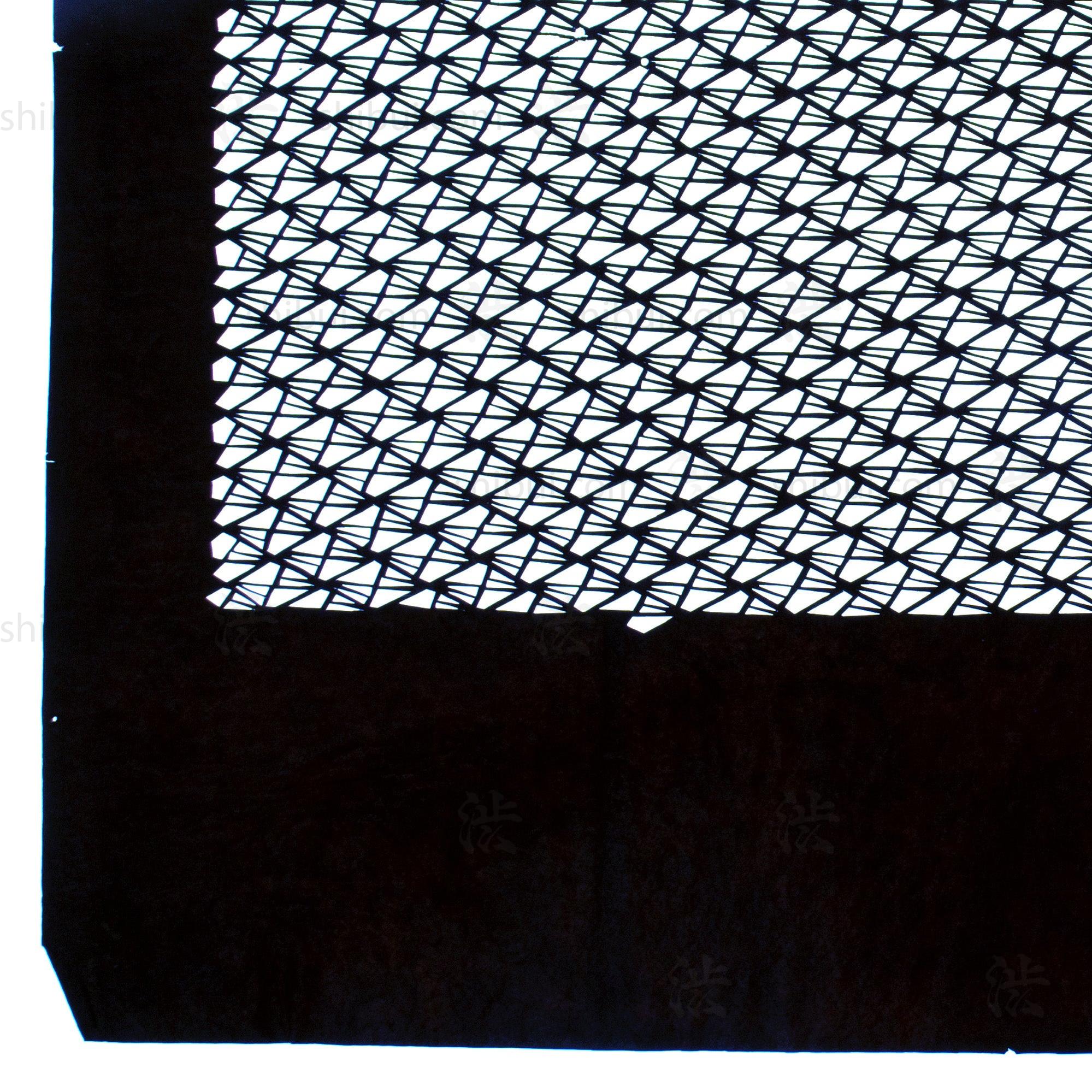 Katagami Japanese Lacquered Paper Stencil