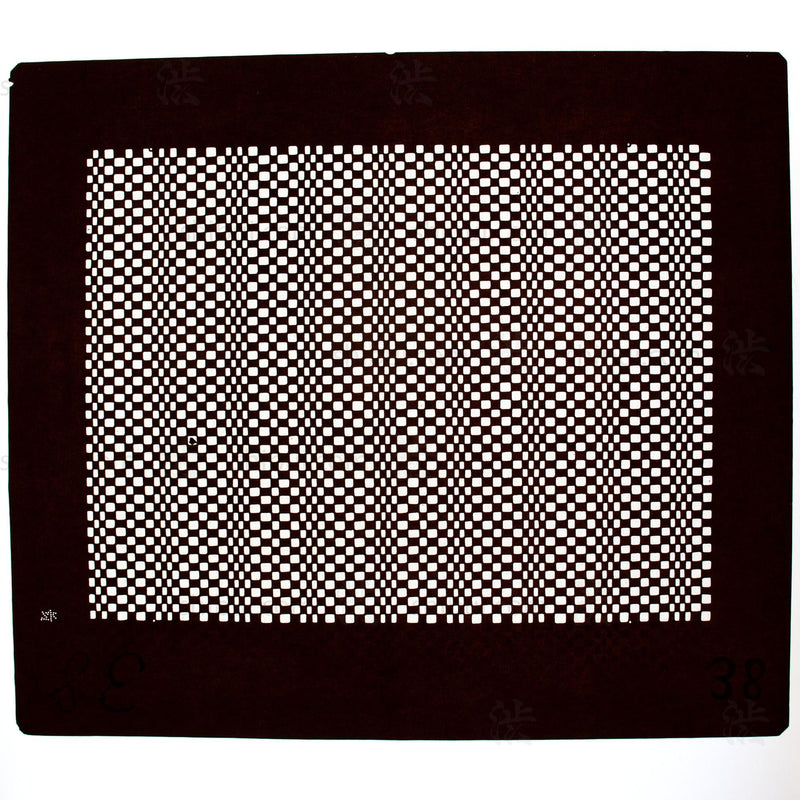 Katagami Japanese Lacquered Paper Stencil