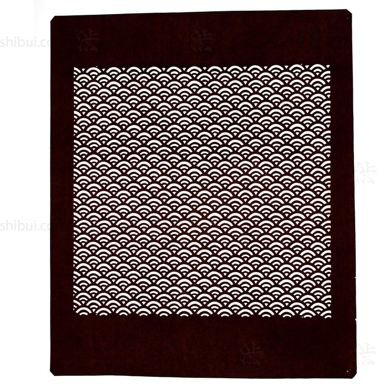 Katagami Japanese Lacquered Paper Stencil